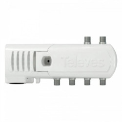 Wzmacniacz domowy ze złączami typu F 5 wyjść (4+TV): VHF/UHF - LTE700 Ready 552320