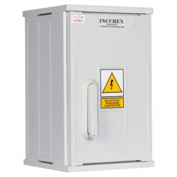 Obudowa termoutwardzalna STN 26x42 / 260x420x250mm płaski daszek, lakierowana (zawiera kątowniki) IP44 IK10 INCOBEX