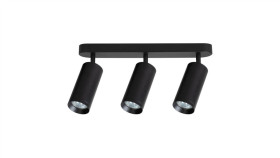 Oprawa Reflektorki Sufitowe Mica Spot Czarny 3Xgu10 Ml1147 Milagro