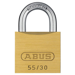 ABUS 35074 55/30mm Brass Padlock Carded