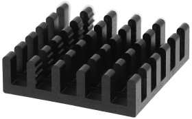 Radiator 21 x 21 x 6mm 24.3 → 8K/W Kwadrat Uniwersalny Alu