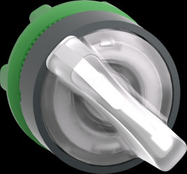 ZB5AK1413 Light selector switch, front panel, Harmony XB5, 22 mm, white