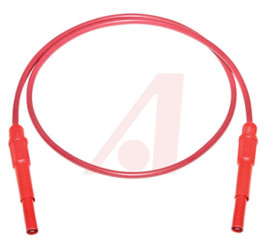 Przewód pomiarowy BU-P4911A-12-2, PVC, 20A, 1kV, kolor: Czerwony, dł. 300mm, -25 → +105°C, Mueller Electric