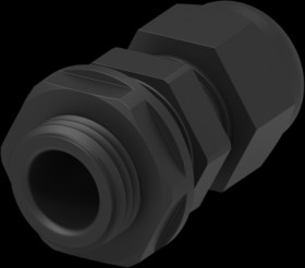 Cable gland, M16, Clamping range 4 to 8.2 mm, IP68, black, 1SNG626018R0000