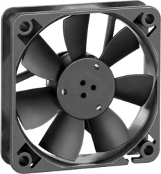 DC axial fan, 5 V, 60 x 60 x 15 mm, 29 m³/h, 27 dB, sintec slide bearing, ebm-papst 605F