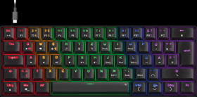 SL-670015-BK Gaming keyboard, USB, RGB