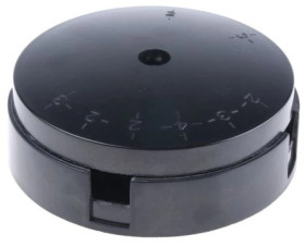 Puszka elektroinstalacyjna, IP 2X, kolor Czarny, RS PRO