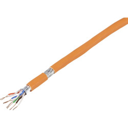 TruComponents 524772 Network cable CAT 7 S/FTP 4x2x0.24mm² Or 500m