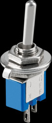 10013 Miniature toggle switch, ON-OFF, 3 A / 125 V