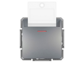 ASFORA Wyłącznik hotelowy (mechaniczny) stal EPH6200162 SCHNEIDER ELECTRIC