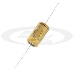 2200uF 25V 105C 16x30mm kondensator elektrolityczny AUDIO osiowy EGM ROE