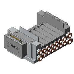 Podstawa rozdzielacza 10-drogowa Szybkozłączka 6 mm SMC
