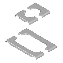 Spinka do kabli 20mm Szary zacisk kablowy