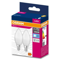 2PAK Żarówka LED E14 B35 4,9W = 40W 470lm 4000K Neutralna 200 OSRAM VALUE