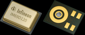 IM69D120V01XTSA1 MEMS microphone, 69 dB, 1.62-3.6 V, LLGA-5