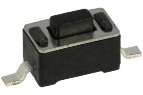 Mikroprzycisk; 3,5x6mm; 4,35mm; KAN3542B-0431C; 1,15mm; powierzchniowy (SMD); 2 piny; czarny; OFF-(ON); bez podświetlenia; 50mA;