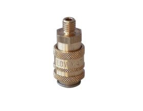 Szybkozłącze pneumatyczne DN2,7 typ 20, M5 GZ, gniazdo szybkozłącza, mosiądz