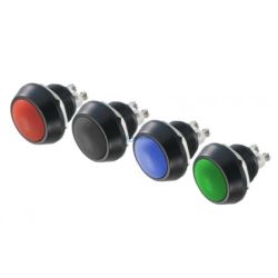 przełącznik przycisk wandaloodporny 2A 250V.PBWC-12B , OFF-(ON) kolor