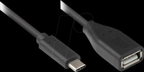 2511-OTG2 USB 2.0 cable, USB type-C connector to USB type-A port, OTG, 0.1