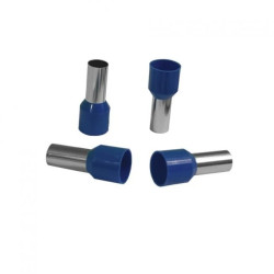 Końcówka tulejkowa izolowana HI 16/12 (100szt.) niebieska DIN