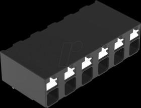2086-3226 THR PCB terminal block, push-button, 1.5 mm², 6-pin