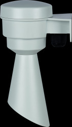 COHP582GT230 Small funnel horn, grey, 230 V AC