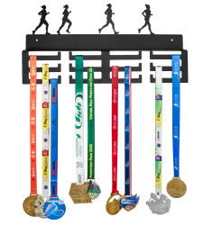 Wieszak metalowy na medale biegaczki 40cm