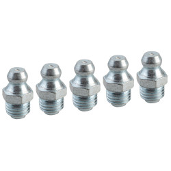 Faithfull FAIGGN8100M Grease Nipple Straight M8 x 1.0 (Pack 5)