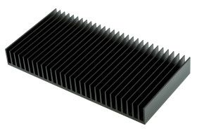 Radiator 100 x 200 x 25mm 0.95K/W Uniwersalny Prostokątny Alu