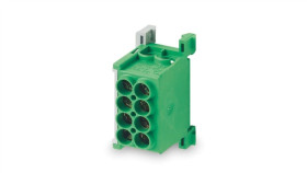 Blok Rozdzielczy Mag25-2 Kolor Zielony 4X25mm2 1000V/1500V Ac/Dc Vde Mag1250g32