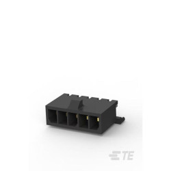 TE Connectivity 2-1445093-5 Connector Male Unshrouded 5 Positions Vertical 30 Au