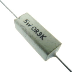 REZYSTOR 5W 10% 0,3R RWA CEMENTOWY