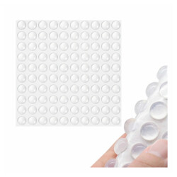 Odbojnik Samoprzylepny Do Mebli - 10x3mm - Podkładka Silikonowa - 100szt
