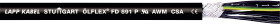 LAPP 1028118/100 Przewód do prowadnicy kabli ÖLFLEX® FD 891 P 18 G 0.75 mm² czarny 100 m