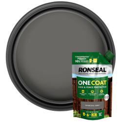 Ronseal KCB.8174503.10800.73 One Coat Shed &amp; Fence Refill Charcoal Grey 950ml