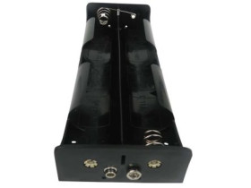 Uchwyt do baterii, x 6, montaż zatrzaskowy