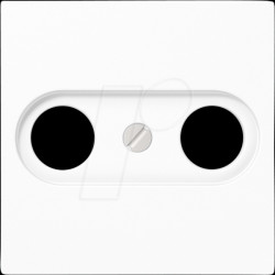 A 561 PLTV WW Abdeckung, Antennendose, Serie AS, alpinweiß