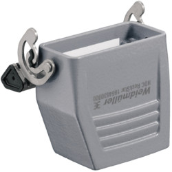 Grommet housing, size A10, die-cast aluminum, M25, straight, longitudinal bow locking, IP65, 1788670000