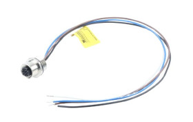 Złącze okrągłe ze złączem Złącze M12 długość 300mm Rodzaj A Żeńskie