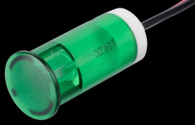 QS123XXG24 Indicator LED, 24 V DC, 12 mm, wired, green