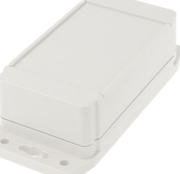 ABS enclosure, (L x W x H) 119 x 66 x 42 mm, light gray (RAL 7035), IP67, 1555CF22GY