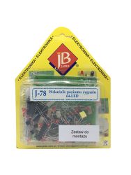 J-078 Wskaźnik wysterowania 64 LED - zestaw do montażu