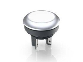 RAFI 1.15.210.121/2200 LUMOTAST 16 Przycisk podświetlany 35 V 0.1 A chwilowy (D x S x W) 23.5 x 23.5 x 22.3 mm 1 szt.