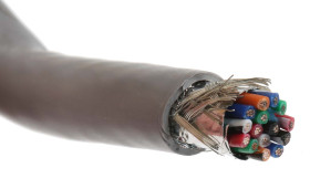 Control Cable liczba żył 15 0,35 mm² Ekranowany Alpha Wire średnica zew 8.13mm Szary