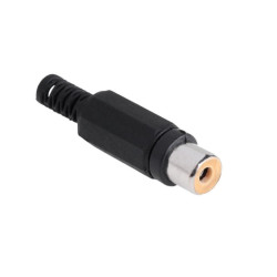 GNIAZDO RCA / CHINCH NA KABEL CZARNE