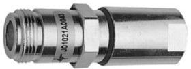 N jack 50 Ω, 1/4 inch, clamp/clamp, straight, 100023995