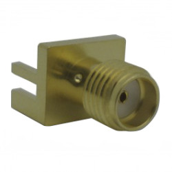 Złącze koncentryczne Montaż na krawędzi Żeński 50Ω typ złącza Złącze SMA 18GHz Lutowane