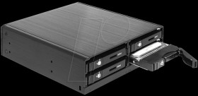 47220 5.25" mobile rack for 4 x 2.5" SATA HDD/SSD