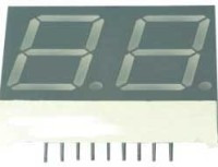 DC56-11HWA Wyświetlacz LED 2 cyfry czerwony 14MM WK