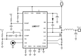 Automotive Grade 5.5-65V Wide Vin, Current Mode Synchronous Buck Controller w Analog Current Monitor